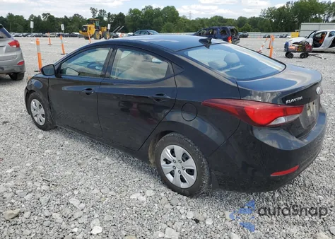 2016 Hyundai Elantra Se from USA, damaged, VIN 5NPDH4AE1GH754405
